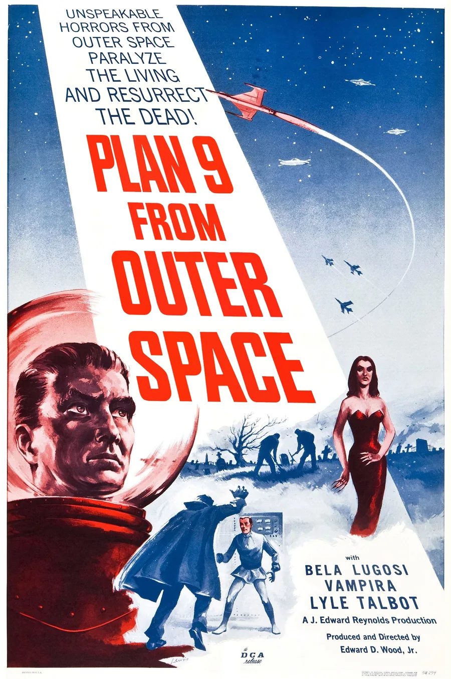 Plan 9 from Outer Space licensed poster