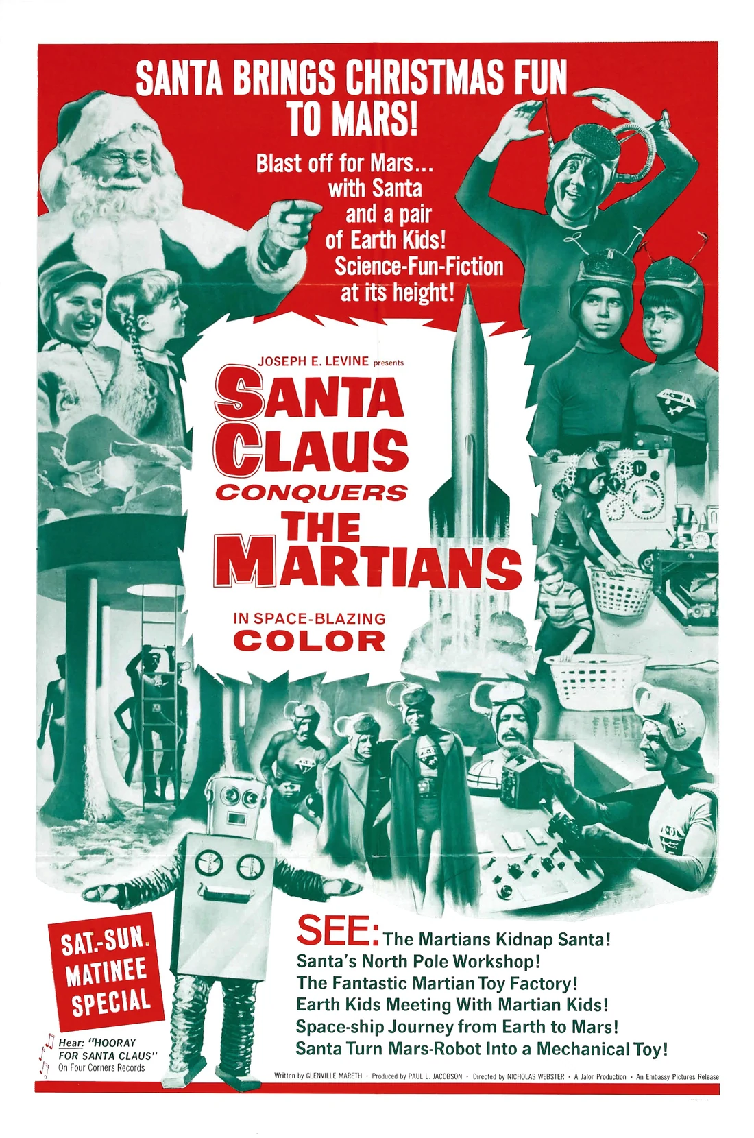 Santa Claus Conquers the Martians licensed poster