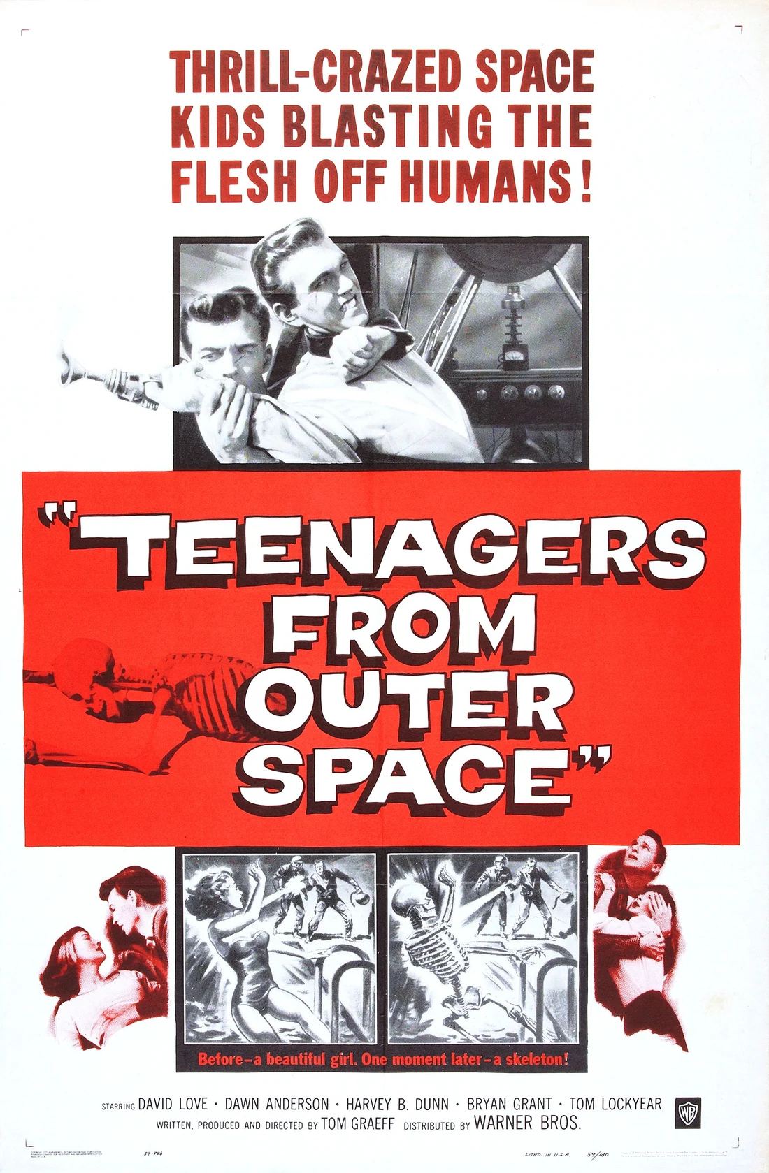 Teenagers from Outer Space licensed poster