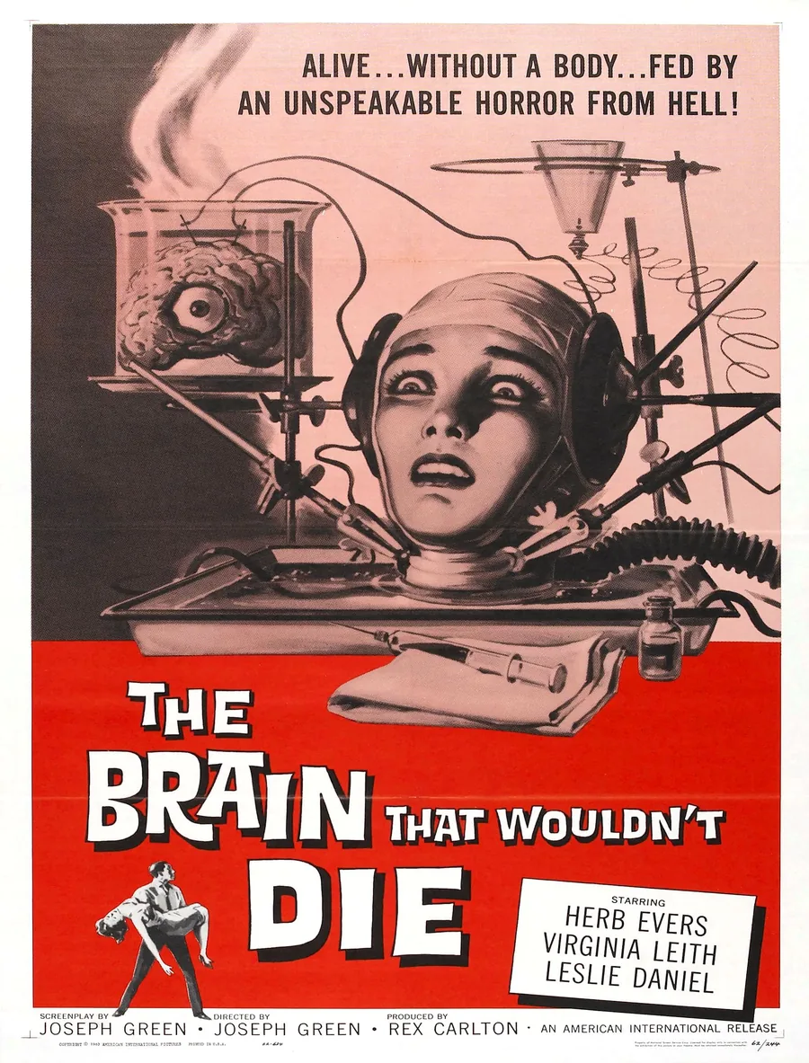 The Brain That Wouldn't Die licensed poster